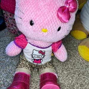 Hello kitty Sanrio build a bear pink